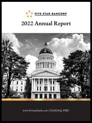 2022 Five Star Bancorp Annual Report cover 