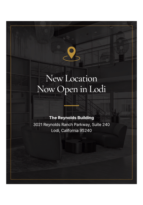 Lodi Office Now Open graphic
