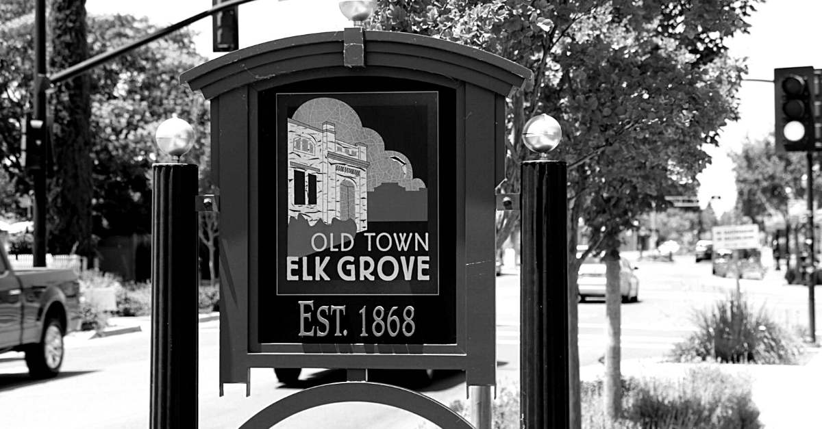 Old Town Elk Grove Sign