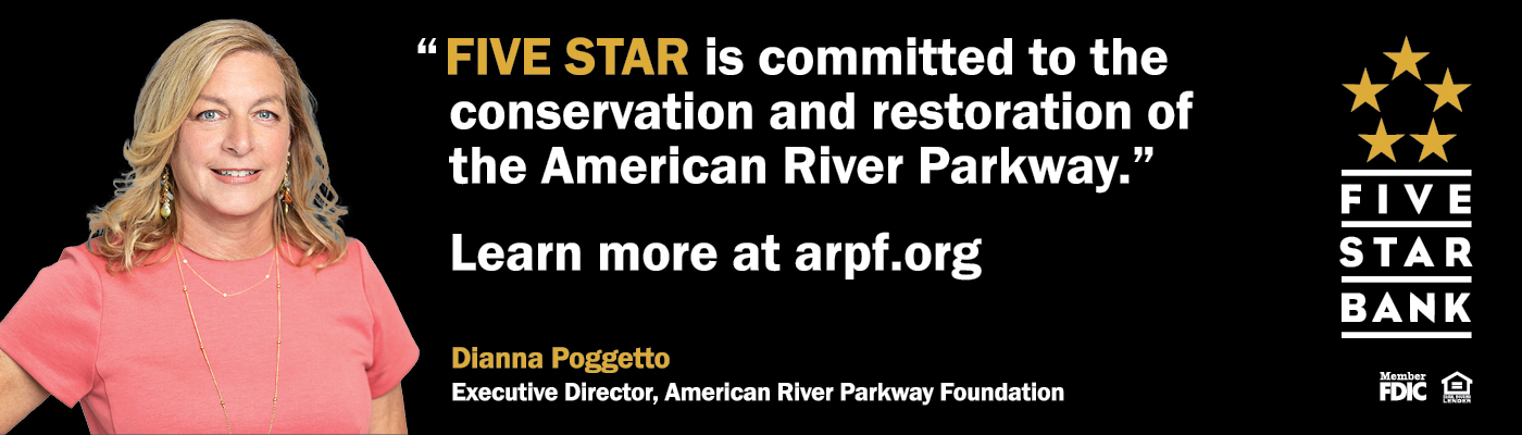 Billboard with Dianna Poggetto, Executive Director of the American River Parkway Foundation