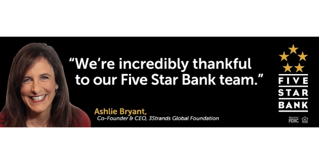 Billboard featuring Ashlie Bryant, Co-Founder & CEO of 3Strands Global Foundation
