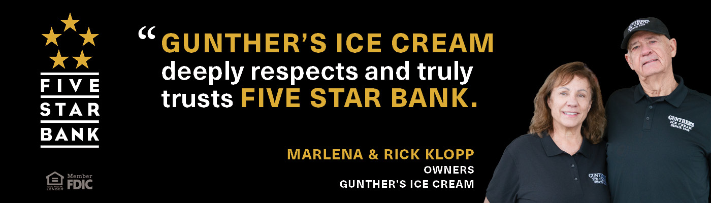 Gunther's Ice Cream billboard